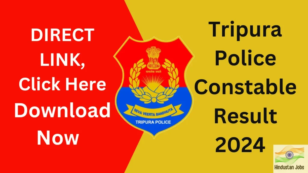 Tripura Police Constable Result 2024 