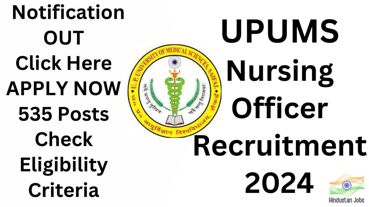 UPUMS-Nursing-Officer-Recruitment-2024