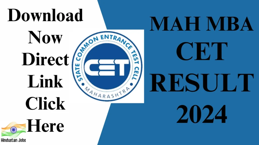 MAH MBA CET Result 2024,OUT,Check Score Now