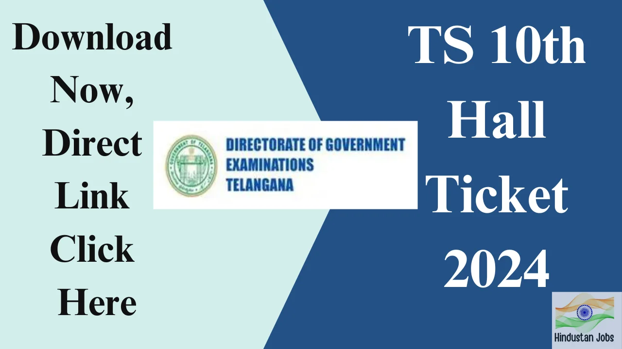 TS 10th Hall Ticket 2024,Download Now BSE Hall Ticket