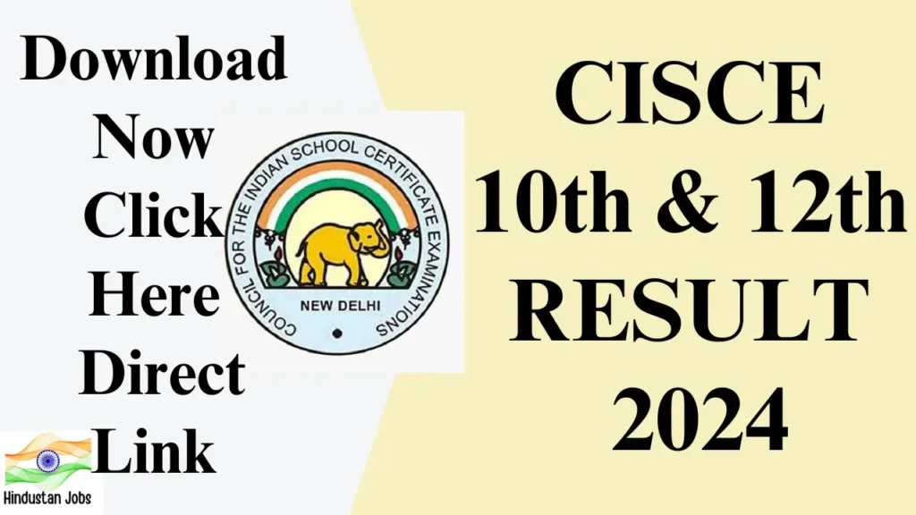 CISCE 10th 12th RESULT 2024