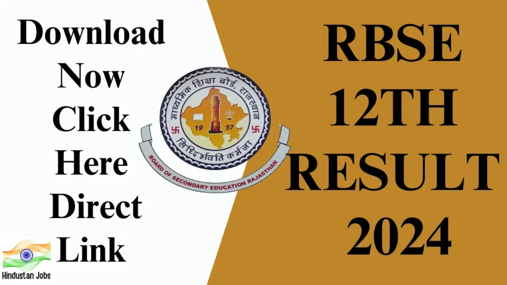 RBSE 12th Result 2024,OUT,All Streams, Check Now