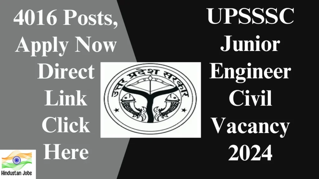 UPSSSC JE Recruitment 2024