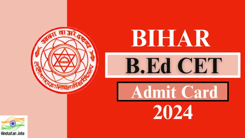 Bihar Bed Admit Card 2024