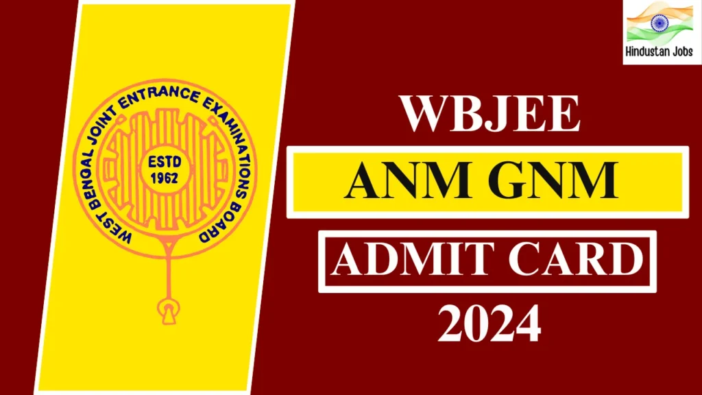 WB ANM GNM Admit Card 2024