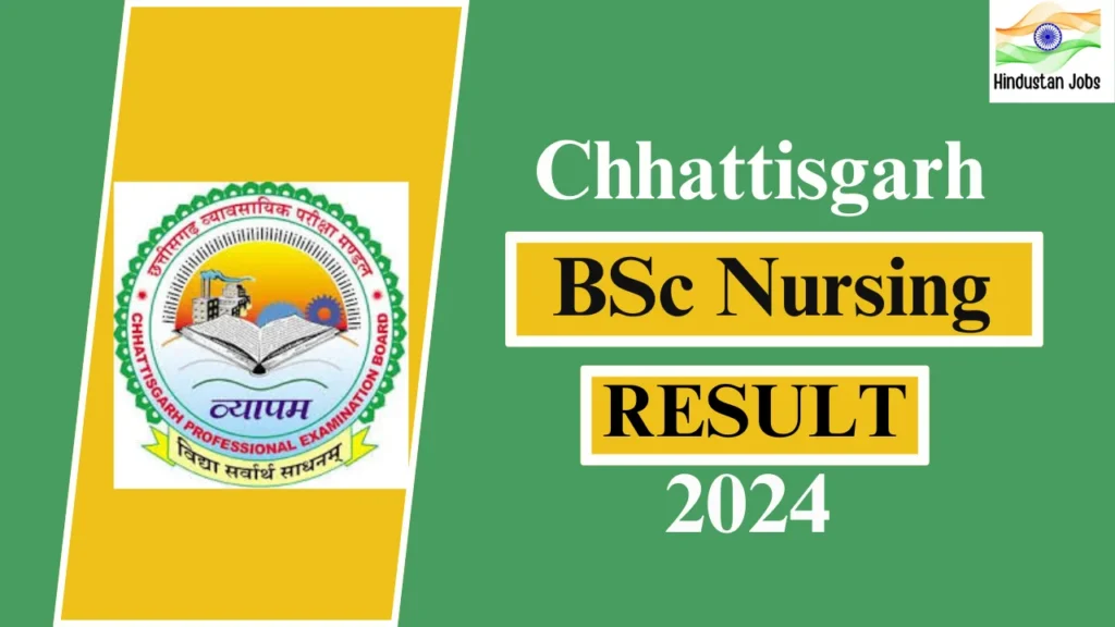 CG BSc Nursing Result 2024