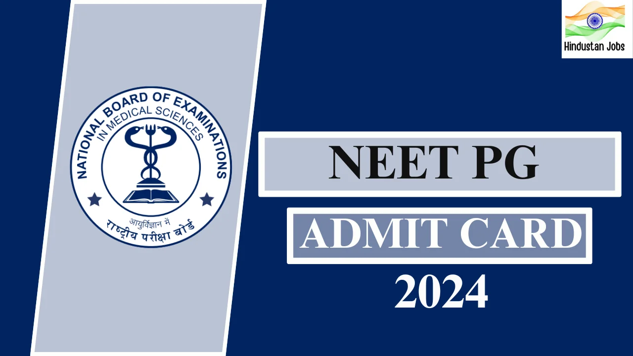 NEET PG Admit card 2024