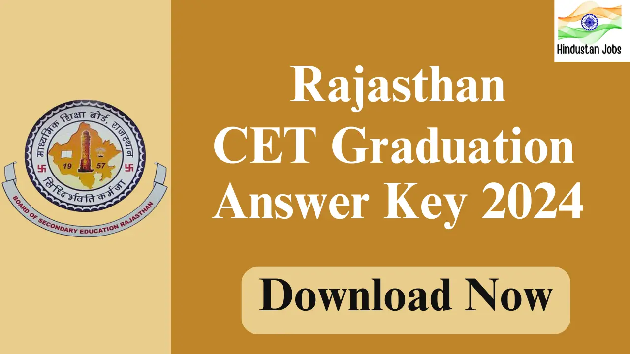 RAJASTHAN CET GRADUATION ANSWER KEY 2024