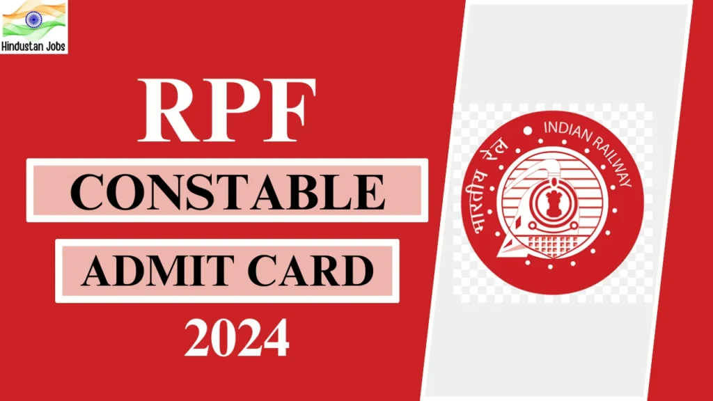 RPF Constable Admit Card 2025