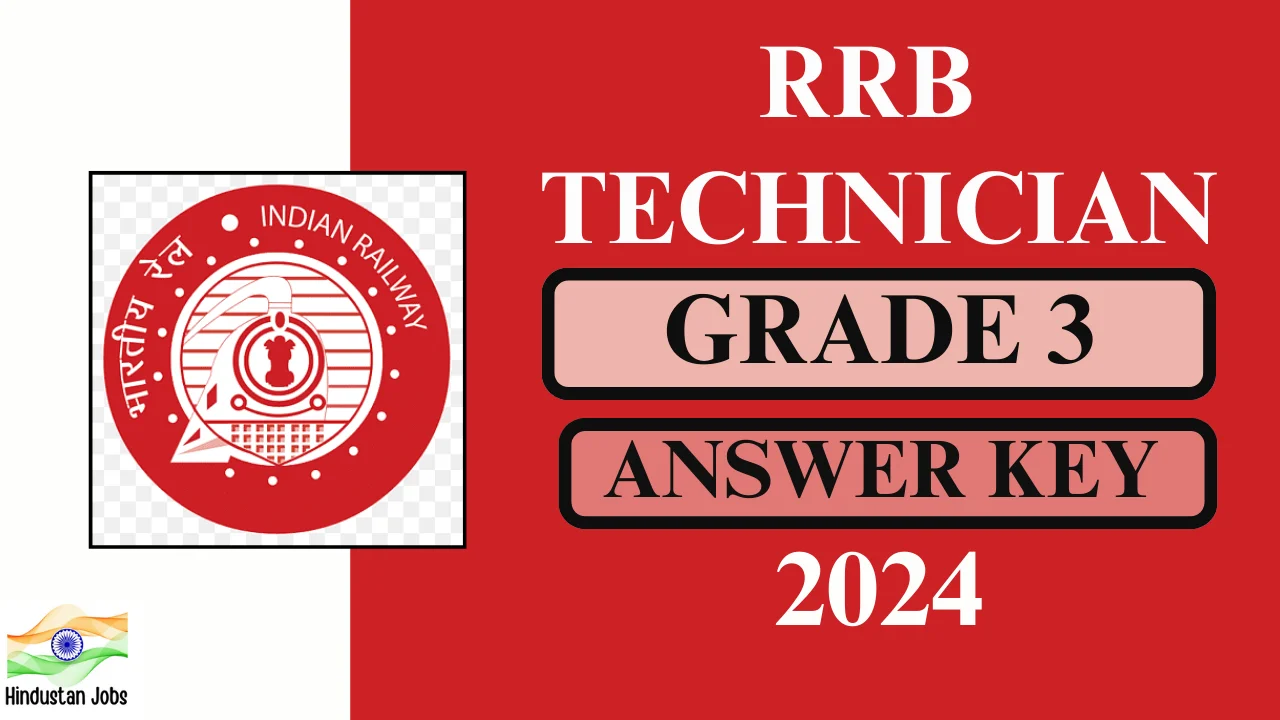 RRB Technician Answer Key 2024