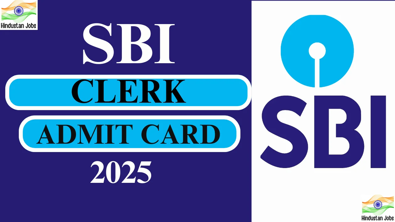 SBI Clerk Admit card 2025