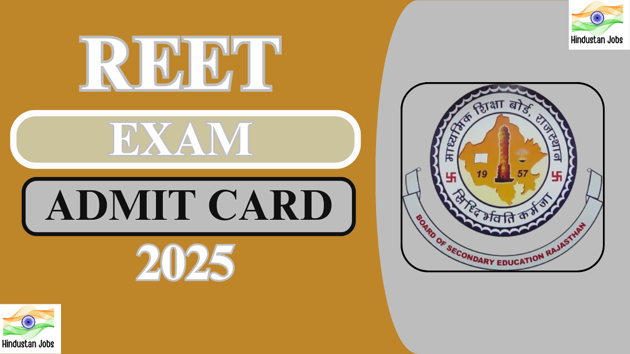 REET Admit Card 2025 Png