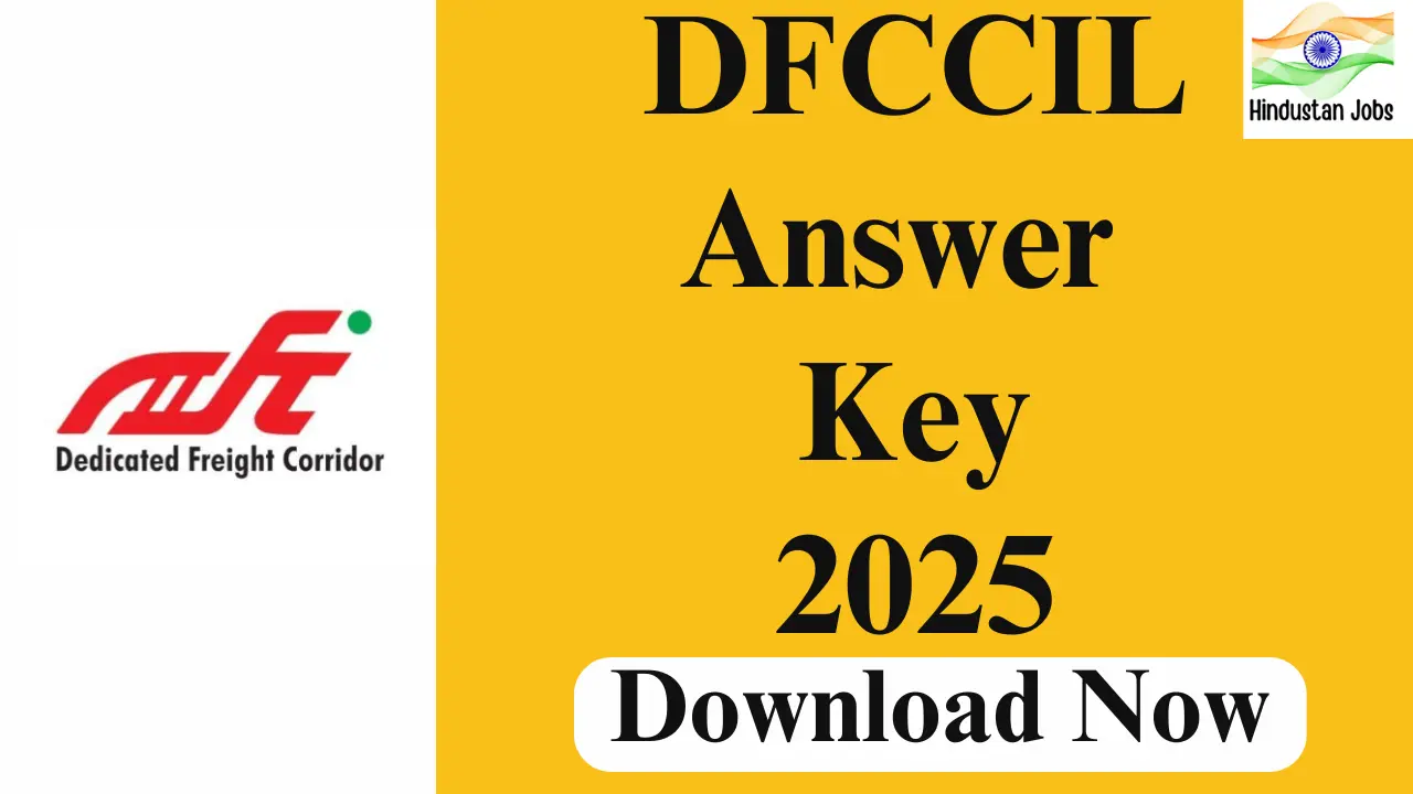 DFCCIL ANSWER KEY 2025