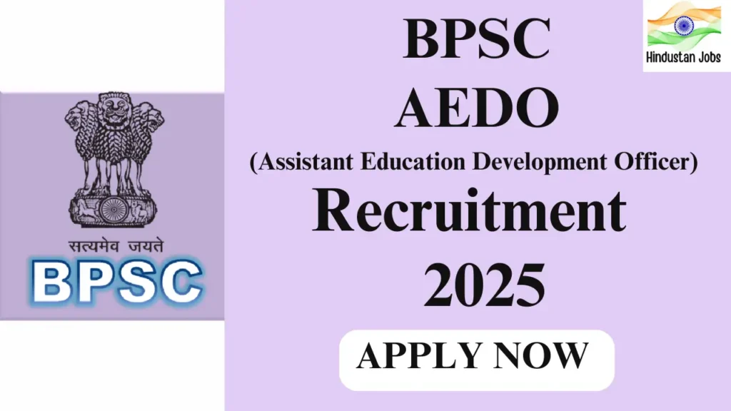 BPSC AEDO RECRUITMENT 2025