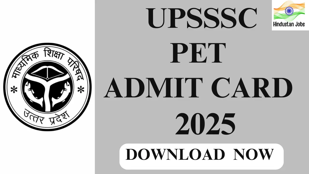 UPSSSC PET ADMIT CARD 2025