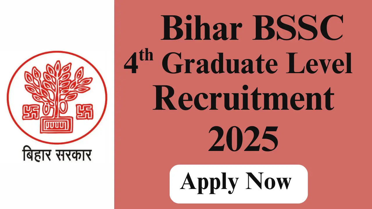 BIHAR BSSC 4TH GRADUATE LEVEL RECRUITMENT 2025