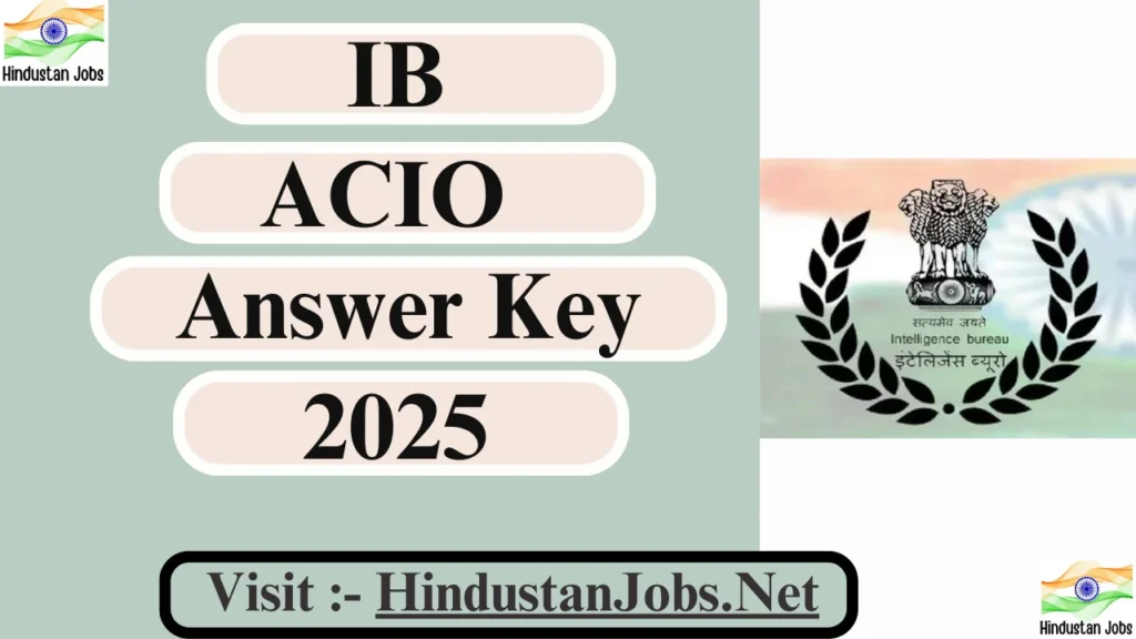 IB ACIO ANSWER KEY 2025