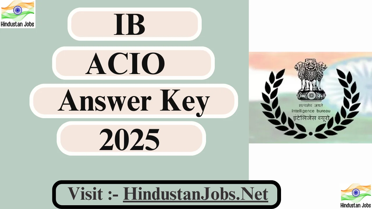 IB ACIO ANSWER KEY 2025