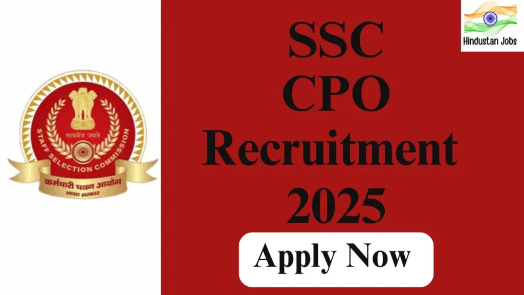 SSC CPO RECRUITMENT 2025