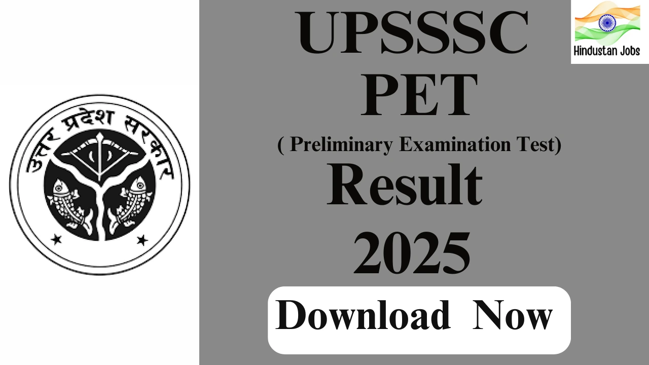 UPSSSC PET RESULT 2025