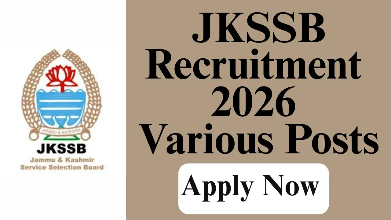 JKSSB RECRUITMENT 2026