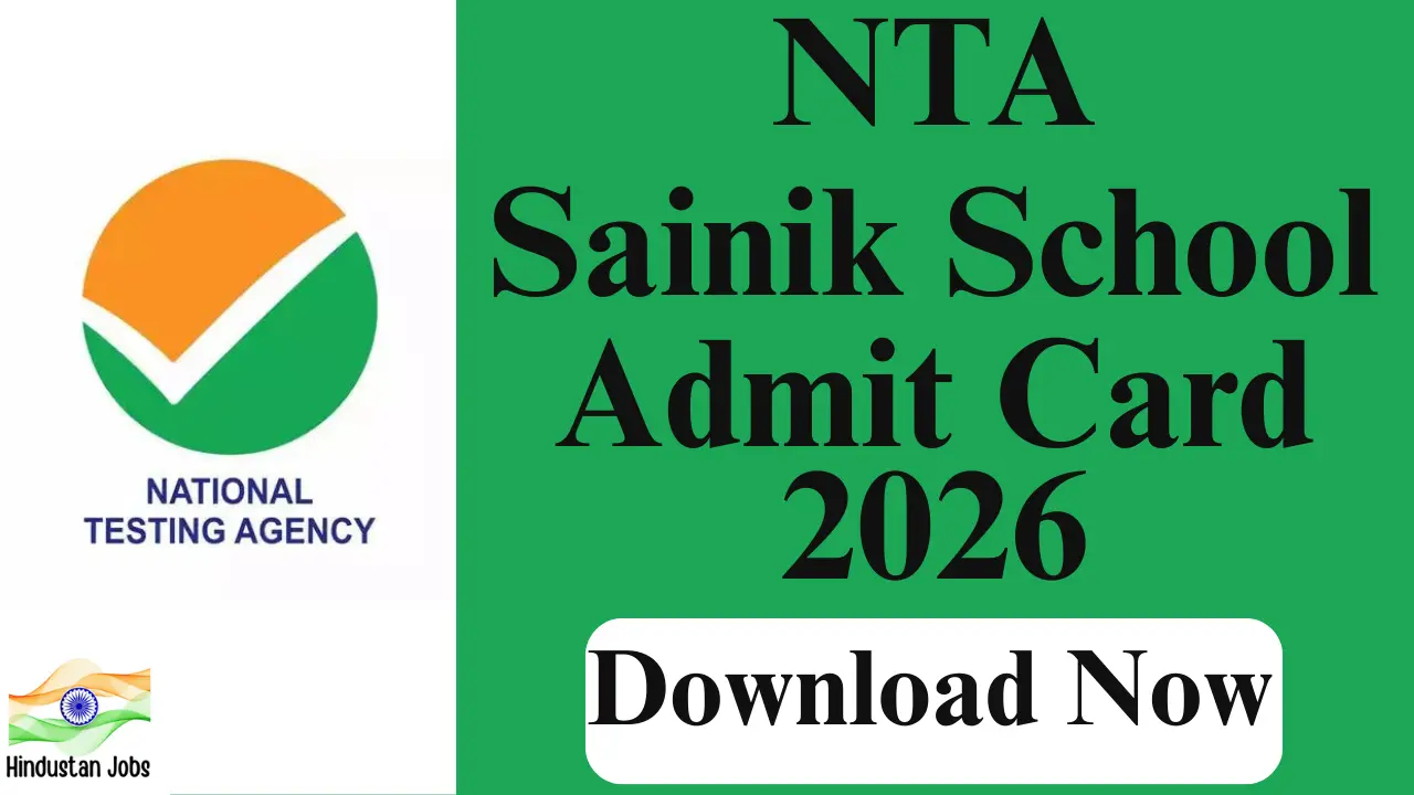 SAINIK SCHOOL ADMIT CARD 2026