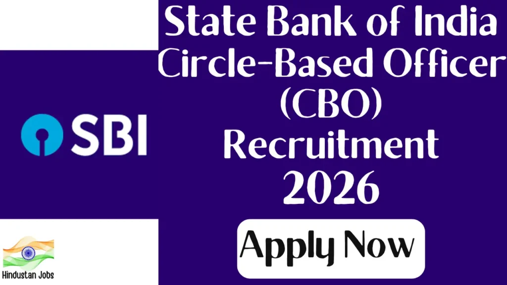 SBI CBO RECRUITMENT 2026