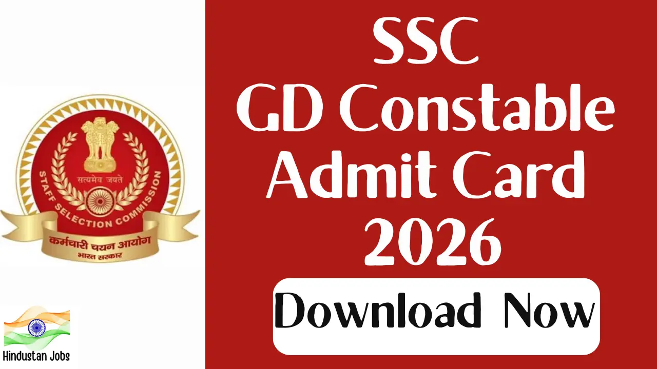 SSC GD CONSTABLE ADMIT CARD 2026