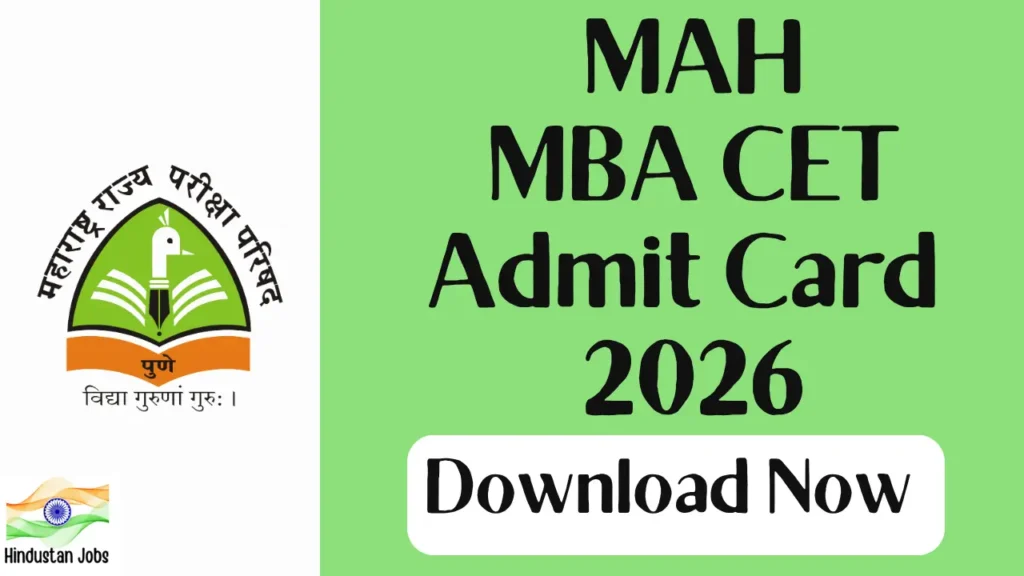 MAH MBA CET ADMIT CARD 2026