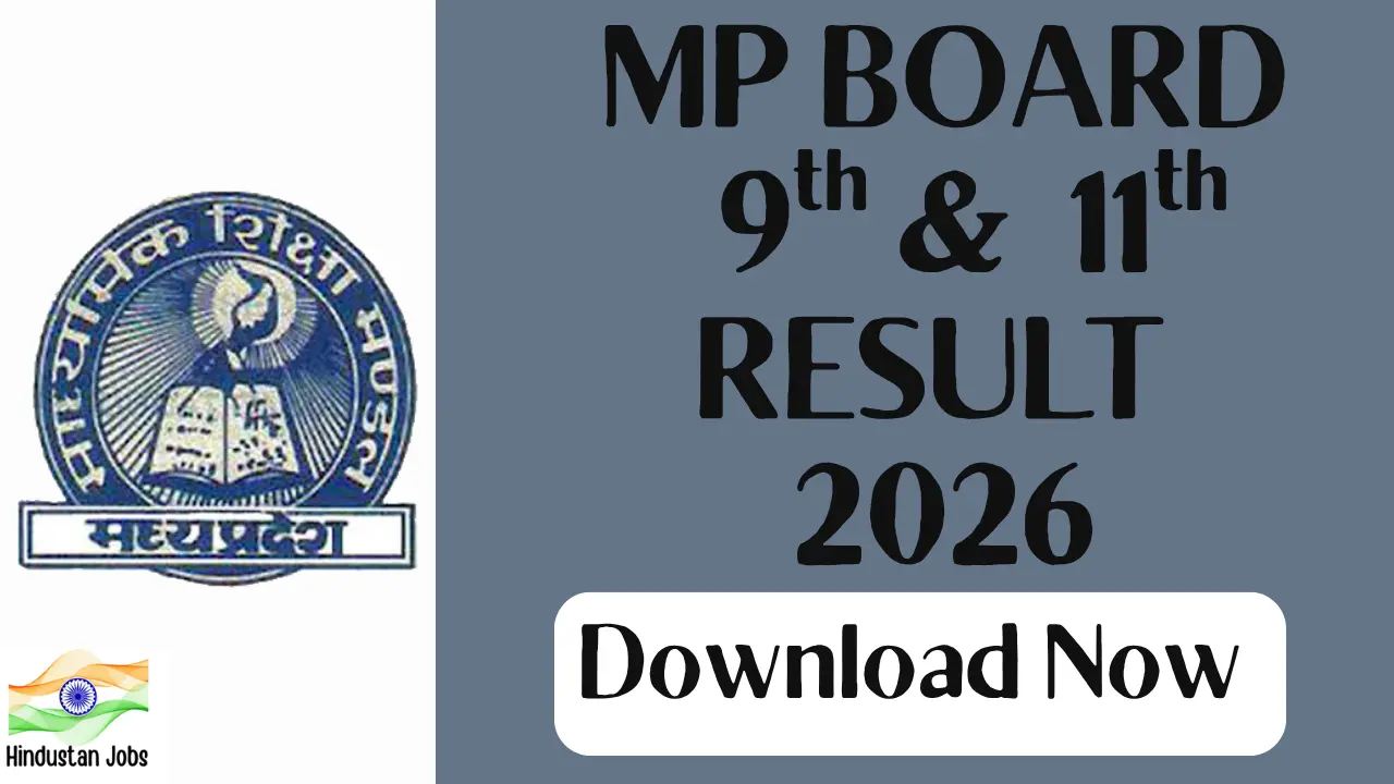 MP BOARD 9TH & 11TH RESULT 2026