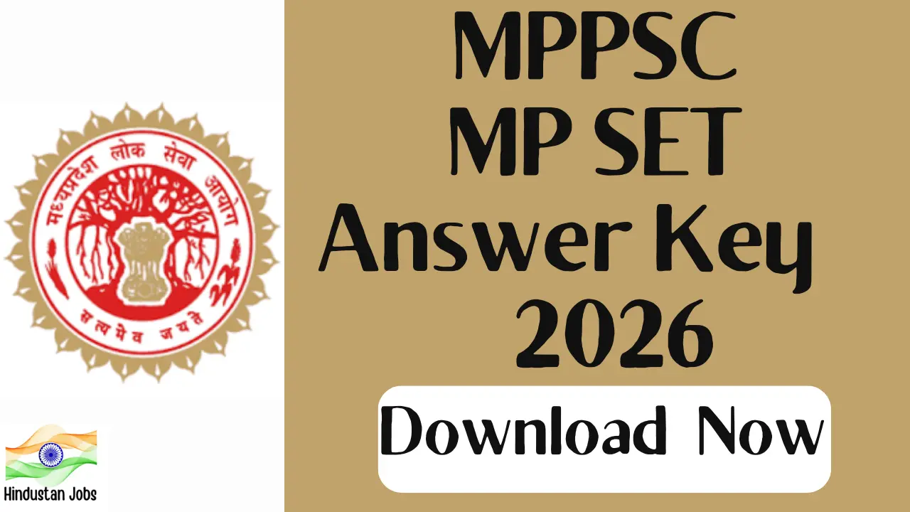 MP SET ANSWER KEY 2026