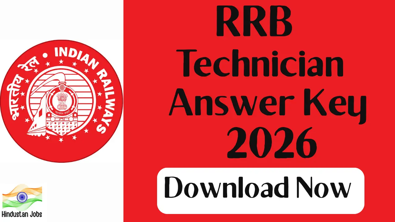 RRB TECHNICIAN ANSWER KEY 2026