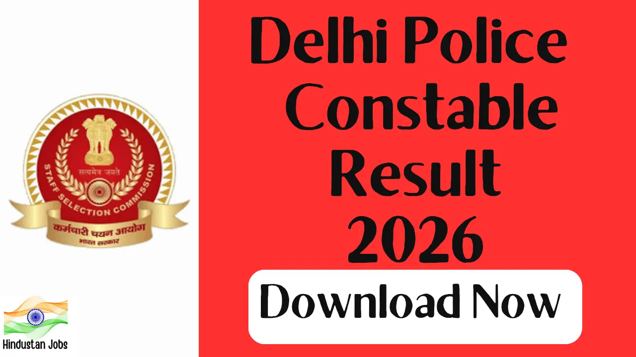 DELHI POLICE CONSTABLE RESULT 2026