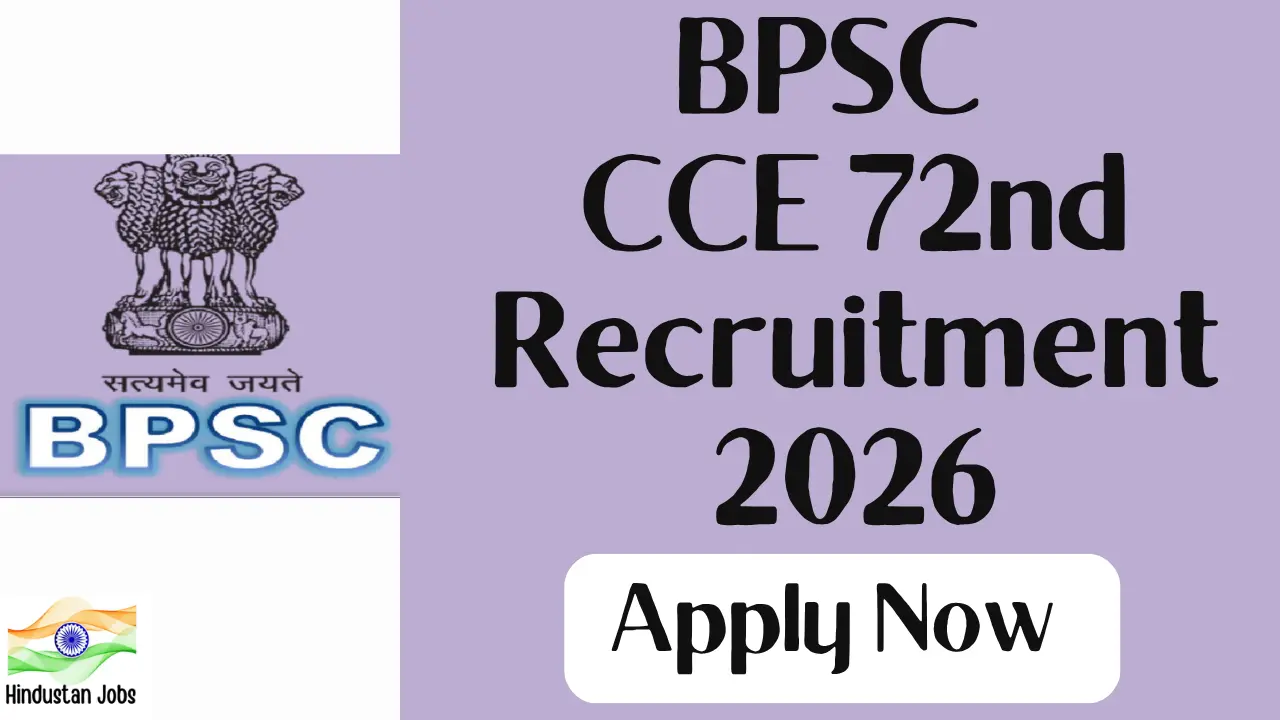 BPSC CCE 72nd Recruitment 2026