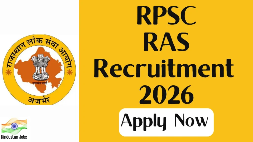 RPSC RAS RECRUITMENT 2026
