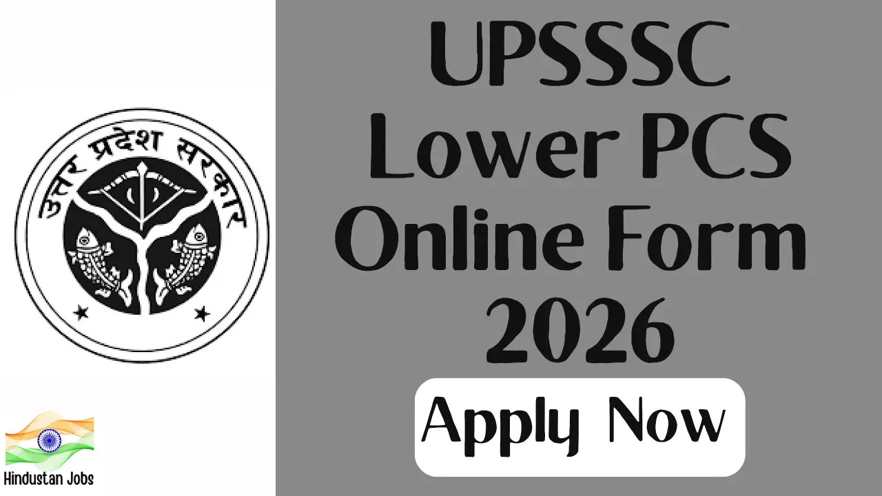 UPSSSC LOWER PCS ONLINE FORM 2026