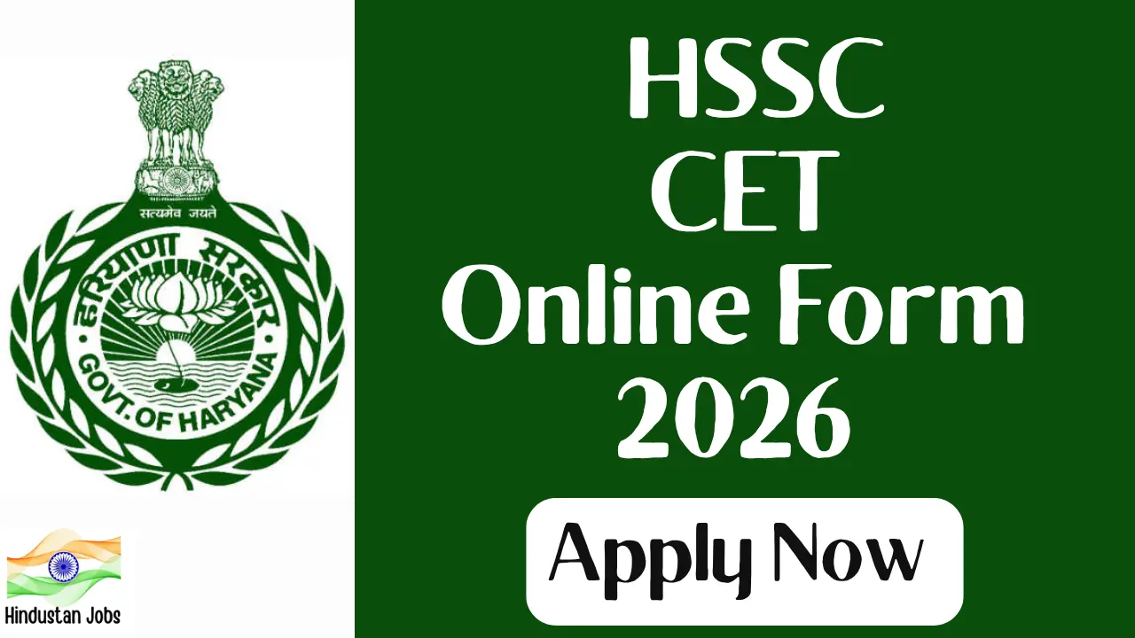 HSSC CET ONLINE FORM 2026